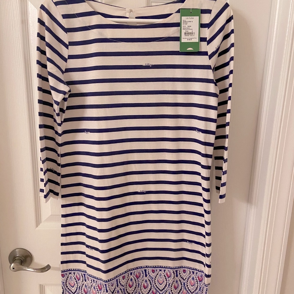 Lilly Pulitzer NWT Bay Dress - Bright Navy